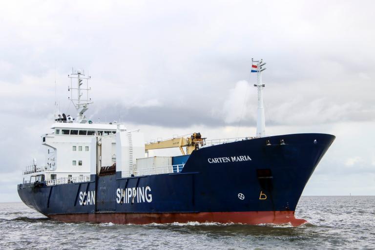 scan fjell (Palletised Cargo Ship) - IMO 8405878, MMSI 258007280, Call Sign LAMP8 under the flag of Norway