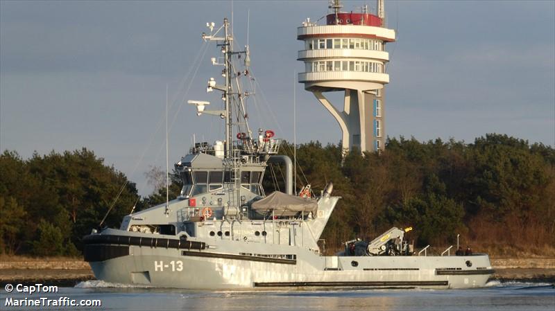 h-13 przemko (Tug) - IMO , MMSI 261083030, Call Sign SPWL under the flag of Poland