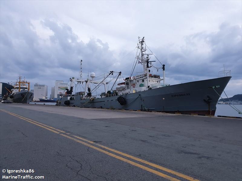 carolina 33 (Fishing Vessel) - IMO 7229344, MMSI 273441610, Call Sign UBBQ under the flag of Russia