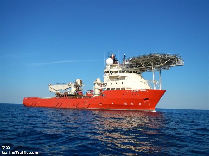 global orion (Offshore Support Vessel) - IMO 9249439, MMSI 345050080, Call Sign XCBM 8 under the flag of Mexico