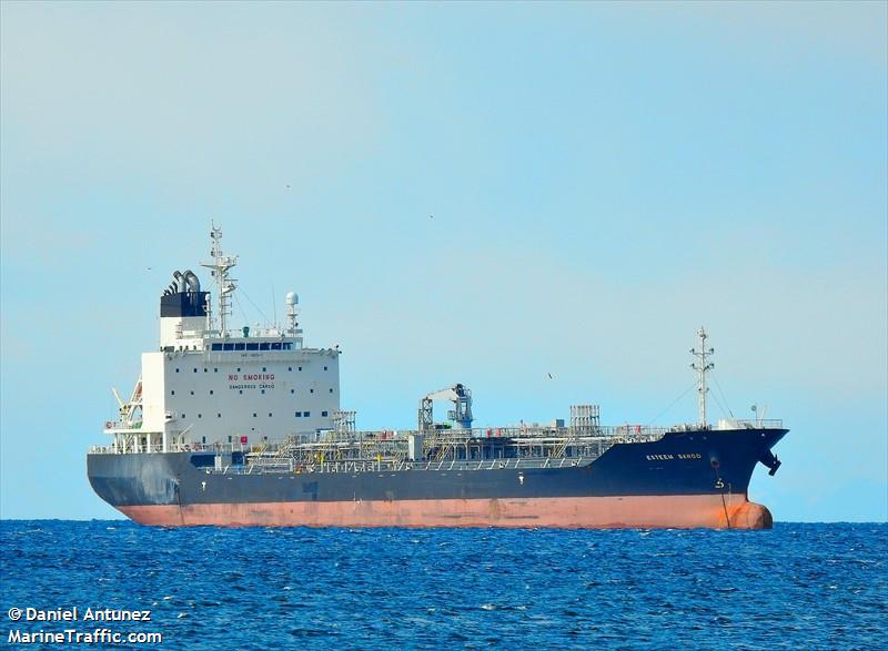 esteem sango (Chemical/Oil Products Tanker) - IMO 9900461, MMSI 357715000, Call Sign 3FMJ under the flag of Panama