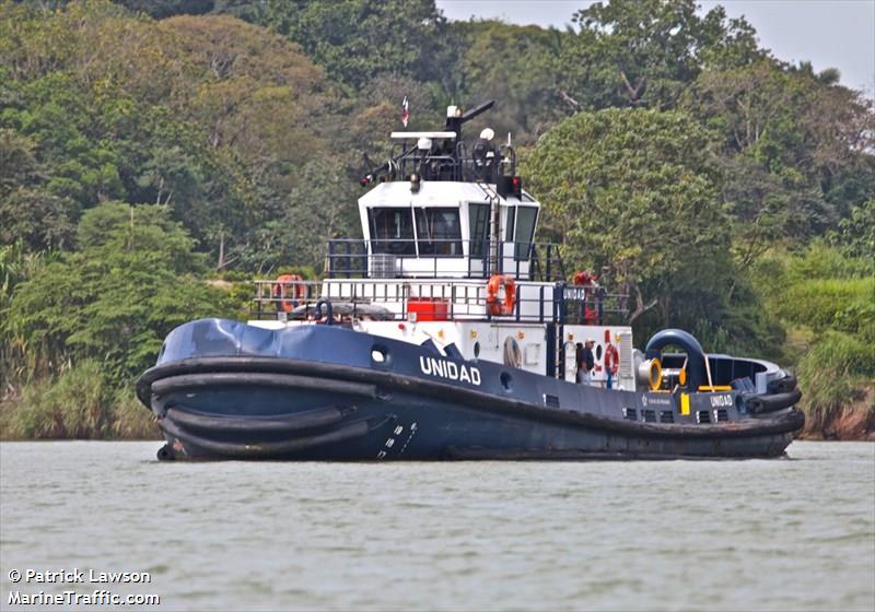 unidad (Tug) - IMO , MMSI 371904000, Call Sign TUG)UN under the flag of Panama