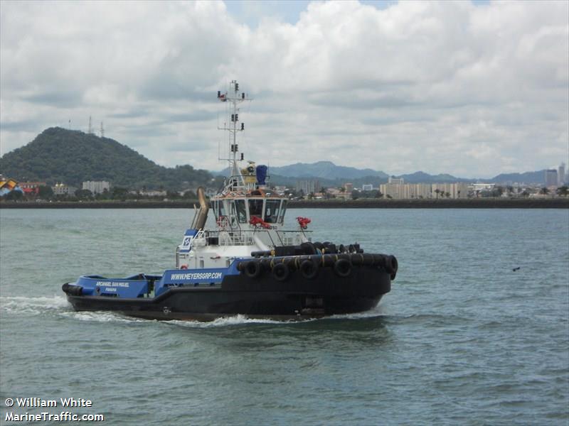 arcangel san miguel (Tug) - IMO , MMSI 373831000, Call Sign _,4015 under the flag of Panama