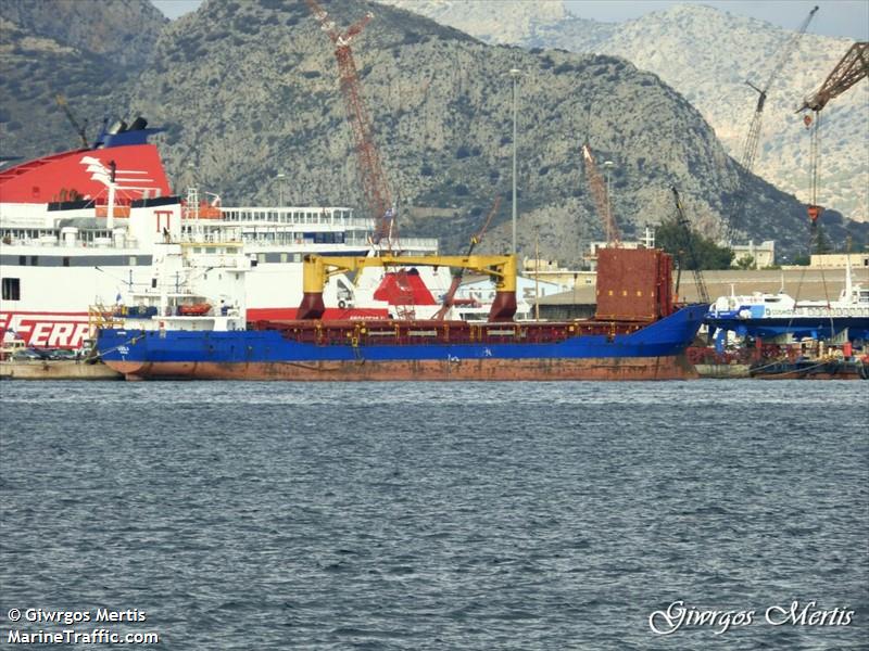 asela (General Cargo Ship) - IMO 9194854, MMSI 374649000, Call Sign 3EBO2 under the flag of Panama