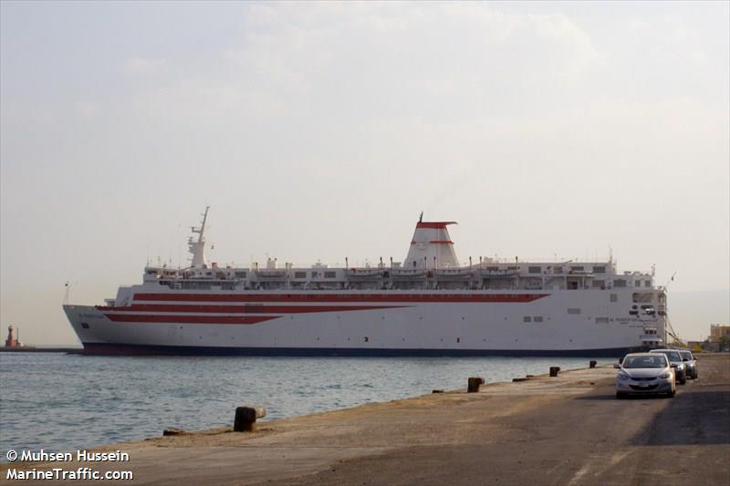 amanah (Passenger/Ro-Ro Cargo Ship) - IMO 7602106, MMSI 403136000, Call Sign HZCY under the flag of Saudi Arabia