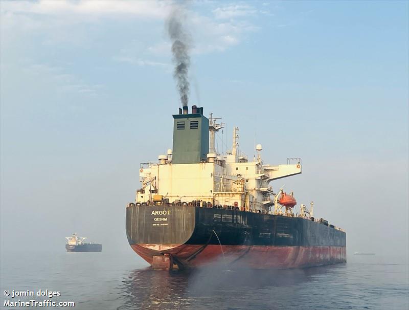 argo 1 (Crude Oil Tanker) - IMO 9187667, MMSI 422182000, Call Sign EQWY under the flag of Iran