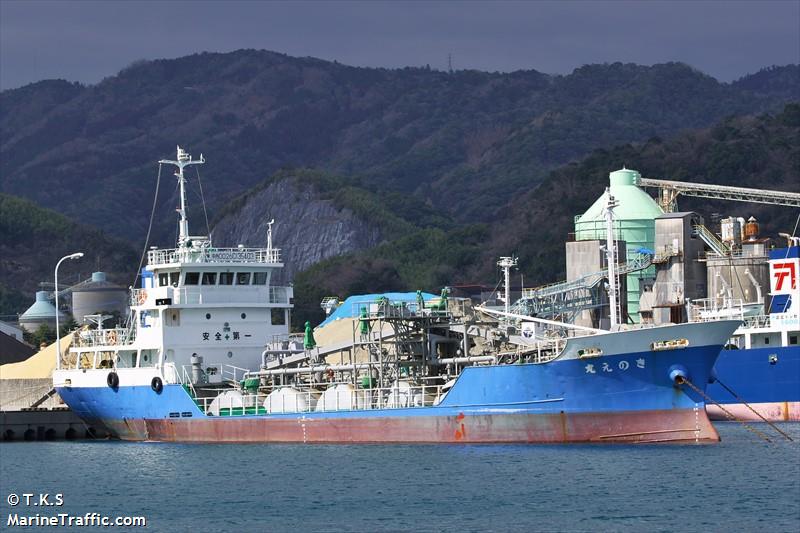 kinoemaru (Cement Carrier) - IMO 9156709, MMSI 431600652, Call Sign JM6527 under the flag of Japan