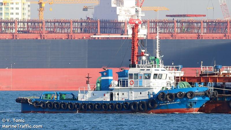 kwangjinworld7ho (Tug) - IMO 9659426, MMSI 440100300, Call Sign 124803 under the flag of Korea