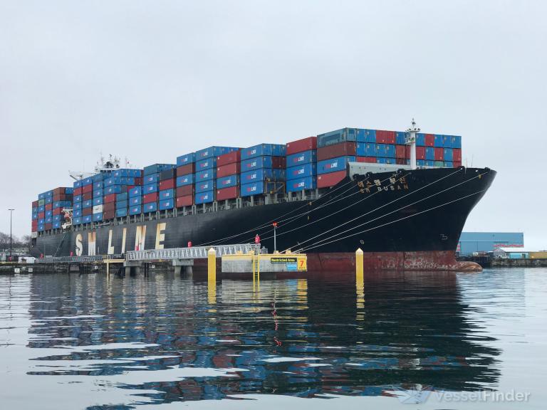 sm busan (Container Ship) - IMO 9312767, MMSI 440141000, Call Sign D7BT under the flag of Korea