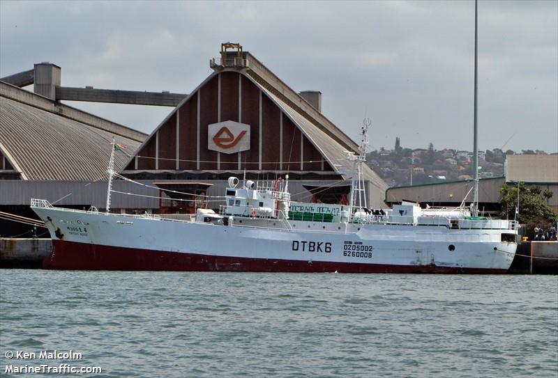 355oryong (Fishing Vessel) - IMO 8804062, MMSI 441233000, Call Sign DTBK6 under the flag of Korea