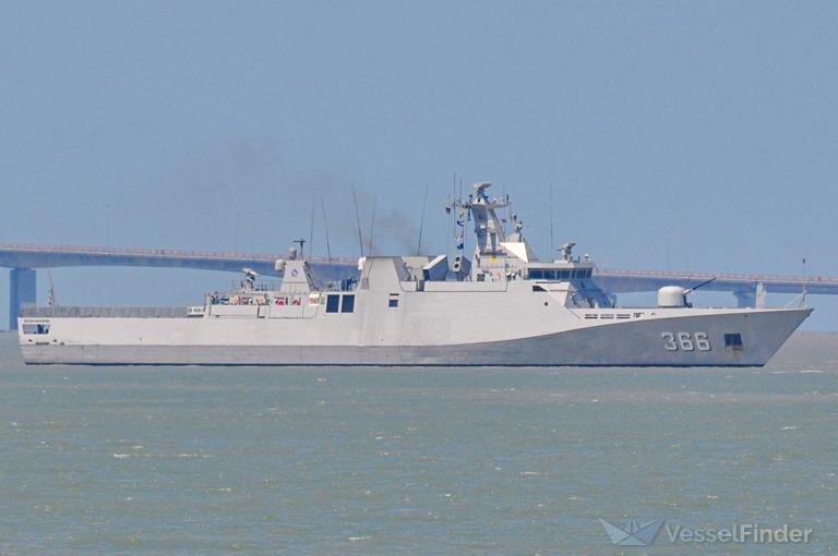 warship 366 (Vessel (function unknown)) - IMO 9334064, MMSI 525014040, Call Sign PLEE under the flag of Indonesia