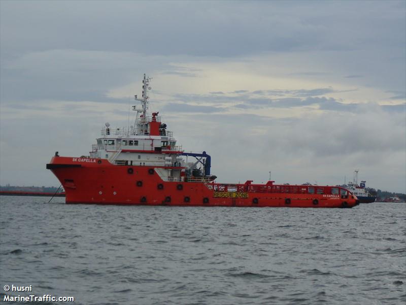 sk capella (Offshore Tug/Supply Ship) - IMO 9697208, MMSI 525018275, Call Sign JZVO under the flag of Indonesia