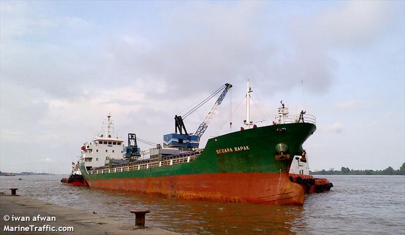 kmsegara bapak (General Cargo Ship) - IMO 8663042, MMSI 525100215, Call Sign JZTV under the flag of Indonesia