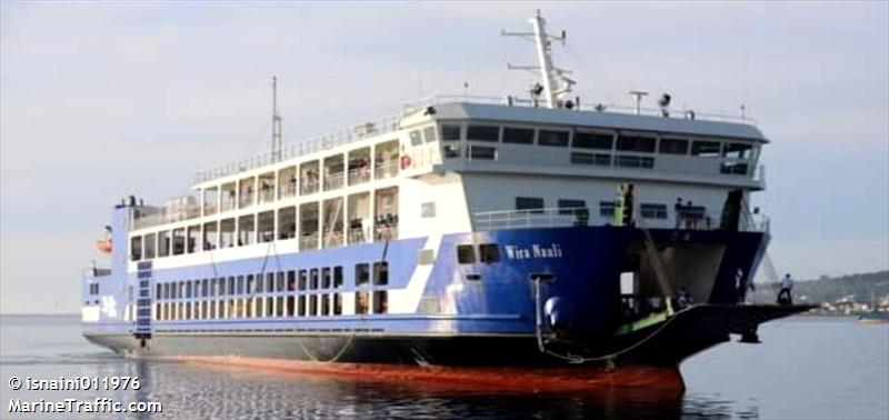 wira nauli (Passenger/Ro-Ro Cargo Ship) - IMO 9921051, MMSI 525201708, Call Sign YDIT2 under the flag of Indonesia