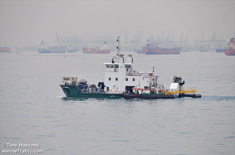 inai terasek (Dredger) - IMO 9519547, MMSI 533017700, Call Sign 9MHU6 under the flag of Malaysia