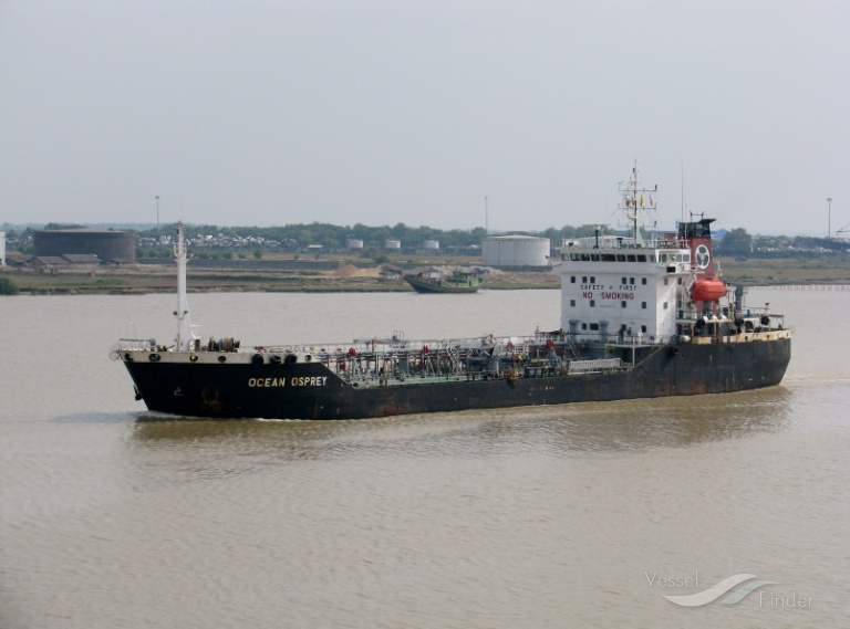 osprey (Oil Products Tanker) - IMO 9150652, MMSI 533132041, Call Sign 9M2242 under the flag of Malaysia
