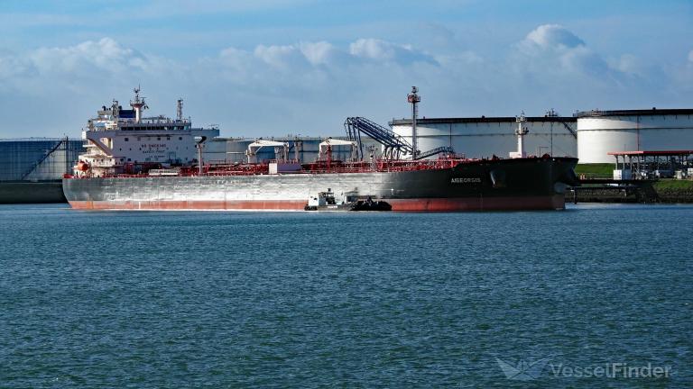 aigeorgis (Crude Oil Tanker) - IMO 9891660, MMSI 538009248, Call Sign V7A4502 under the flag of Marshall Islands