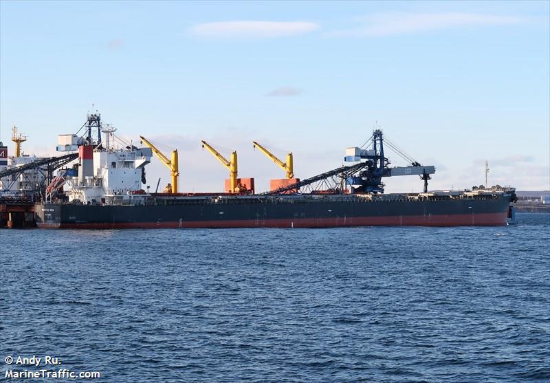 pelagia (Bulk Carrier) - IMO 9402940, MMSI 538009333, Call Sign V7A4607 under the flag of Marshall Islands