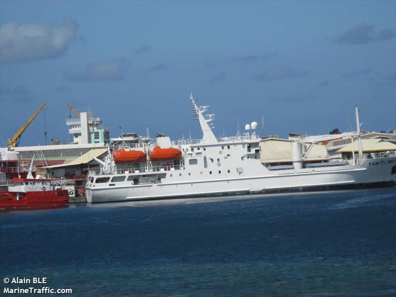 tahiti nui (Passenger Ship) - IMO 9240067, MMSI 546007000, Call Sign FNGY under the flag of French Polynesia