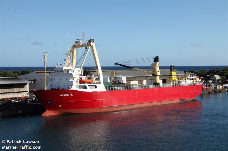taporo vii (Palletised Cargo Ship) - IMO 7525360, MMSI 546013400, Call Sign FNPF under the flag of French Polynesia