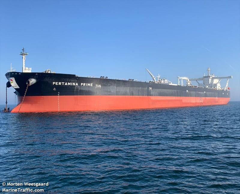 pertamina prime (Crude Oil Tanker) - IMO 9888508, MMSI 563128700, Call Sign 9V8189 under the flag of Singapore