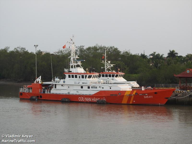 sar 411 (Search & Rescue Vessel) - IMO 9287247, MMSI 574255000, Call Sign 3WOQ under the flag of Vietnam
