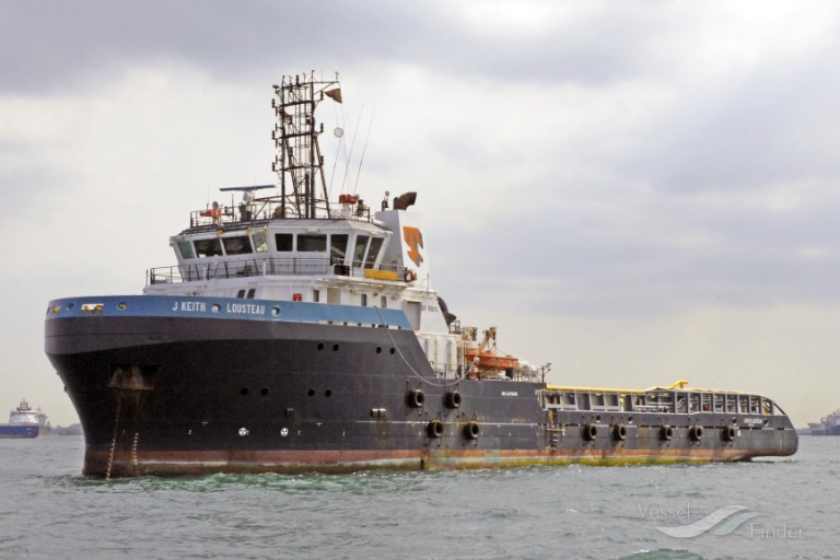 j keith lousteau (Offshore Tug/Supply Ship) - IMO 9476850, MMSI 576242000, Call Sign YJVU9 under the flag of Vanuatu
