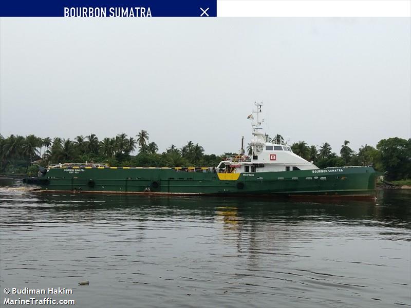 bourbon sumatra (Offshore Tug/Supply Ship) - IMO 9719824, MMSI 577231000, Call Sign YJTS5 under the flag of Vanuatu