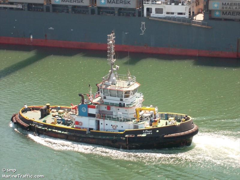 salam8 (Tug) - IMO 9429405, MMSI 622123257, Call Sign 6AFM under the flag of Egypt