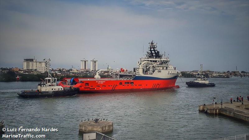 cbo terra brasilis (Offshore Tug/Supply Ship) - IMO 9827281, MMSI 710033210, Call Sign PU3536 under the flag of Brazil