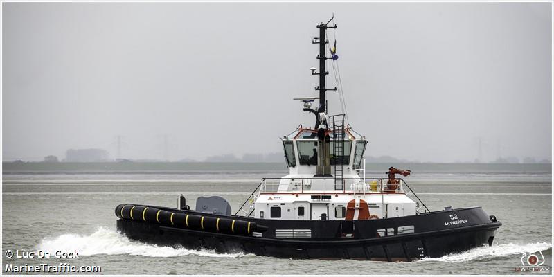 tug 52 (Tug) - IMO 9890135, MMSI 205100000, Call Sign ORRB under the flag of Belgium