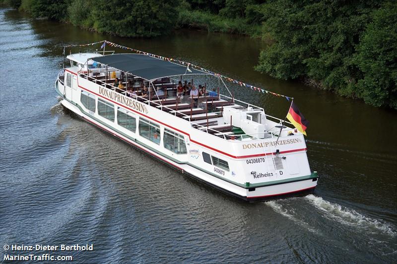 donauprinzessin (Passenger ship) - IMO , MMSI 211671480, Call Sign DC6610 under the flag of Germany