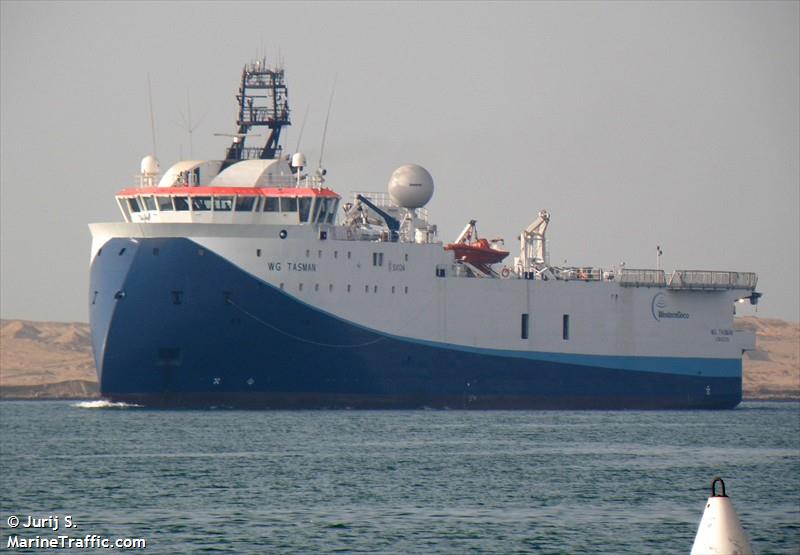 sw tasman (Research Vessel) - IMO 9488542, MMSI 212593000, Call Sign 5BPB2 under the flag of Cyprus