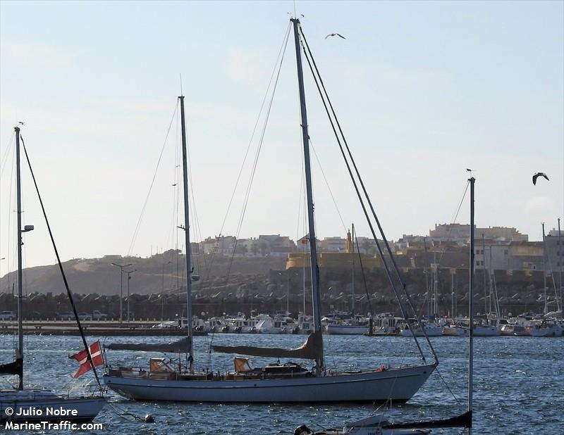 sy roselina (Sailing vessel) - IMO , MMSI 219251000, Call Sign XPB8231 under the flag of Denmark