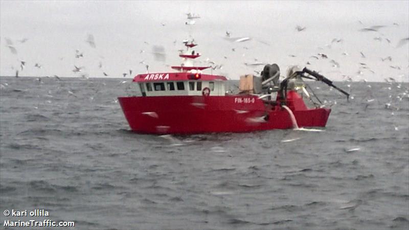 arska (Fishing vessel) - IMO , MMSI 230982910, Call Sign OJ3710 under the flag of Finland
