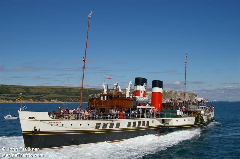 waverley (Passenger Ship) - IMO 5386954, MMSI 232001540, Call Sign GRPM under the flag of United Kingdom (UK)