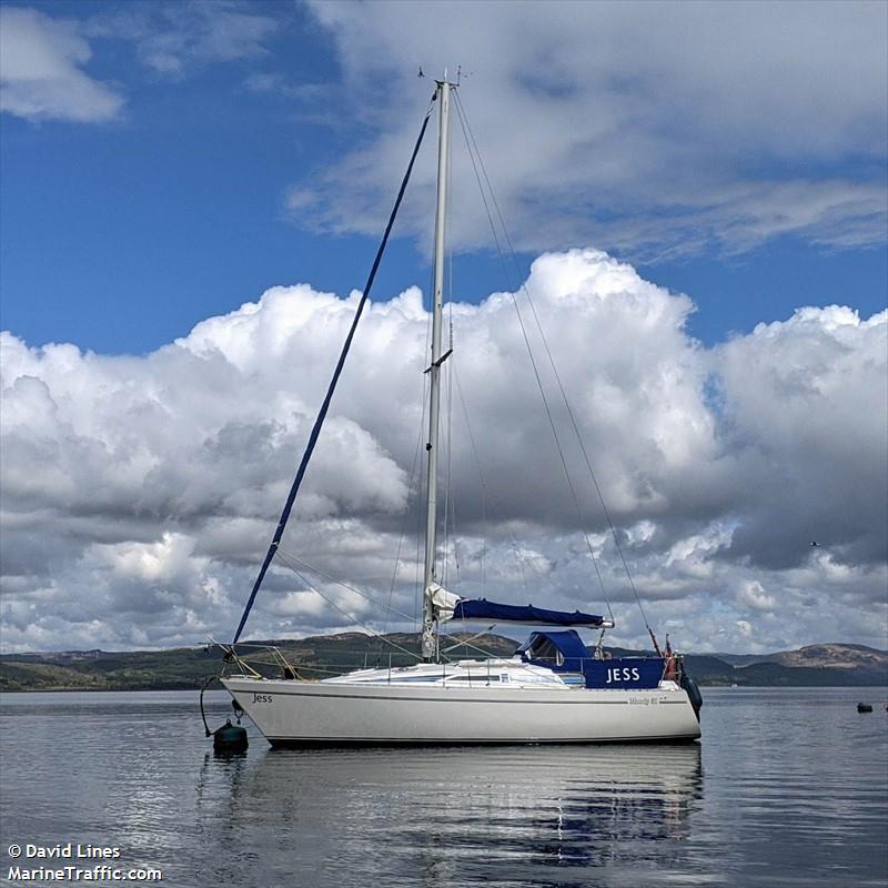 yacht jess (Pleasure craft) - IMO , MMSI 235108672, Call Sign ? under the flag of United Kingdom (UK)