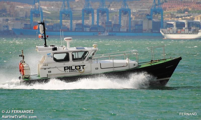 gibpilots europa (Pilot) - IMO , MMSI 236111158, Call Sign ZDFR2 under the flag of Gibraltar