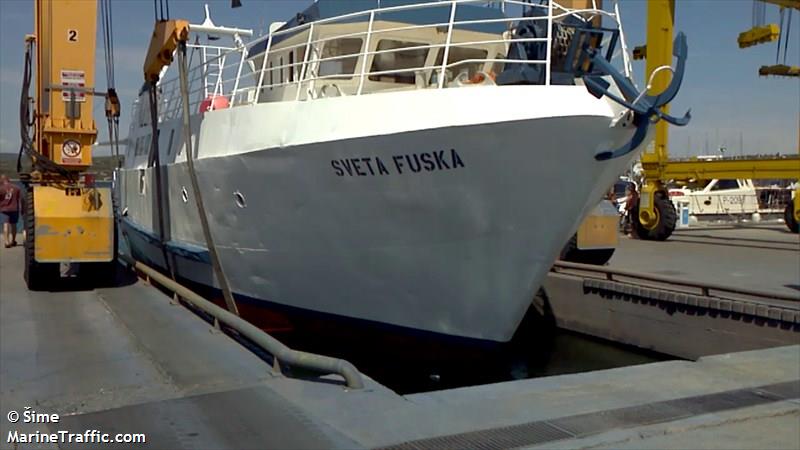 sveta fuska (Fishing vessel) - IMO , MMSI 238117240, Call Sign 9A2878 under the flag of Croatia