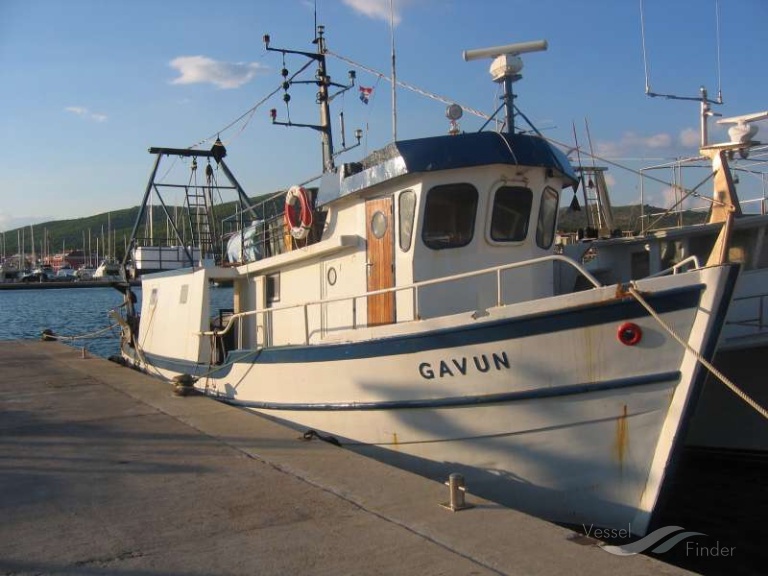 gavun (Fishing vessel) - IMO , MMSI 238197240, Call Sign 9A340 under the flag of Croatia