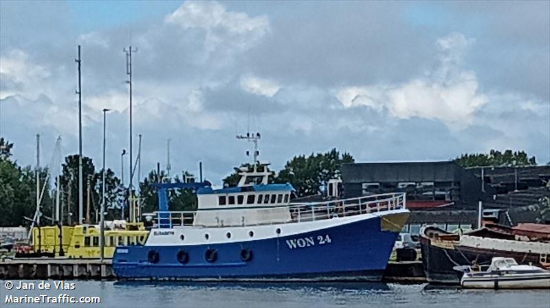 won24 elisabeth (Fishing vessel) - IMO , MMSI 244000446, Call Sign PH7775 under the flag of Netherlands