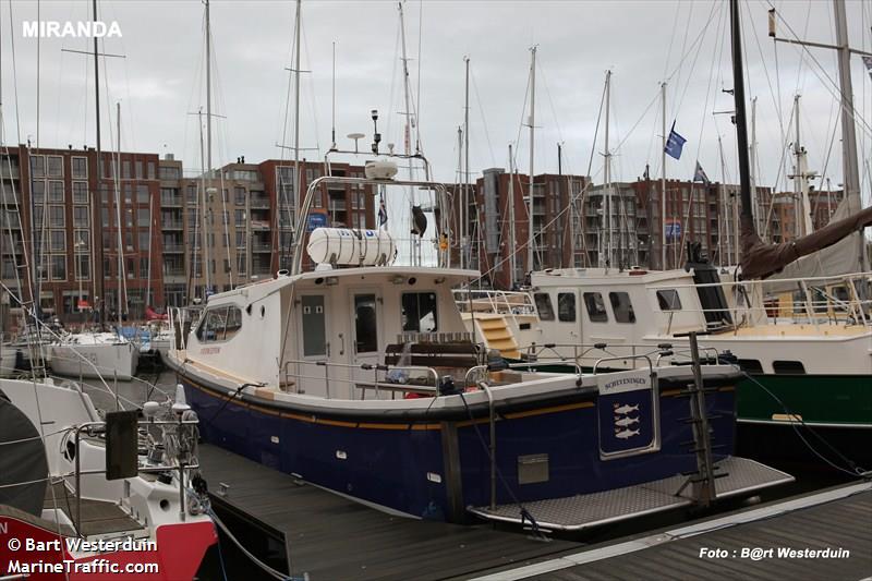 de vrijheid (Pleasure craft) - IMO , MMSI 244620887, Call Sign PB7682 under the flag of Netherlands