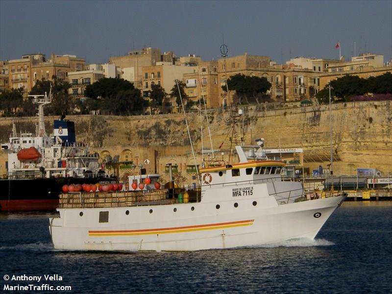 marie de lourdes 2 (Fishing vessel) - IMO , MMSI 249000889, Call Sign 9HB3122 under the flag of Malta