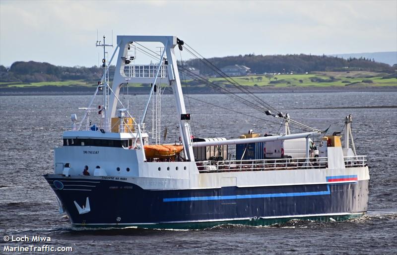 saoirse na mara (Palletised Cargo Ship) - IMO 7931167, MMSI 250005313, Call Sign EIUL7 under the flag of Ireland