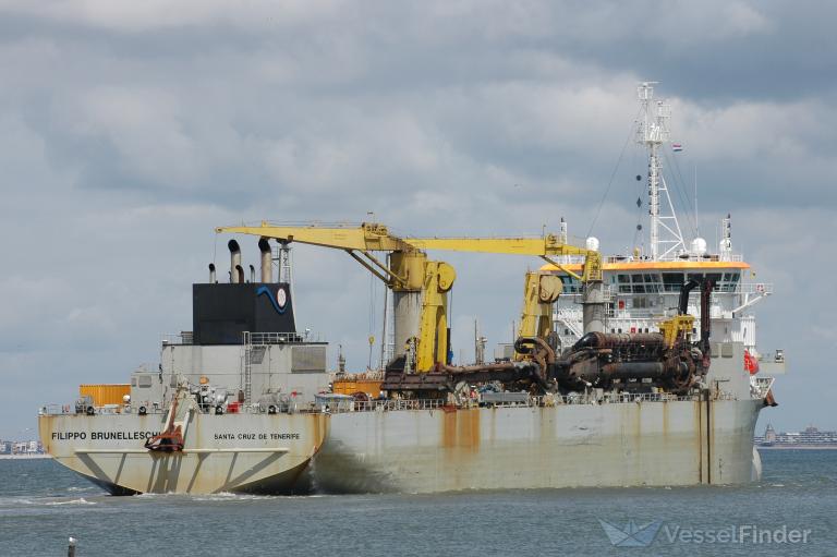 filippo brunelleschi (Hopper Dredger) - IMO 9262778, MMSI 253008000, Call Sign LXBF under the flag of Luxembourg