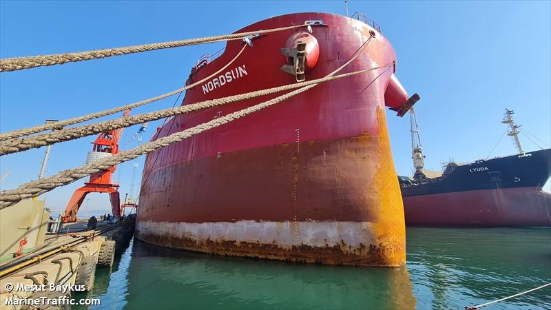 nordsun (Bulk Carrier) - IMO 9705158, MMSI 255806488, Call Sign CQEU5 under the flag of Madeira