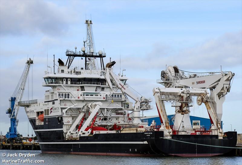 grand canyon (Offshore Support Vessel) - IMO 9614608, MMSI 257031820, Call Sign LACX8 under the flag of Norway