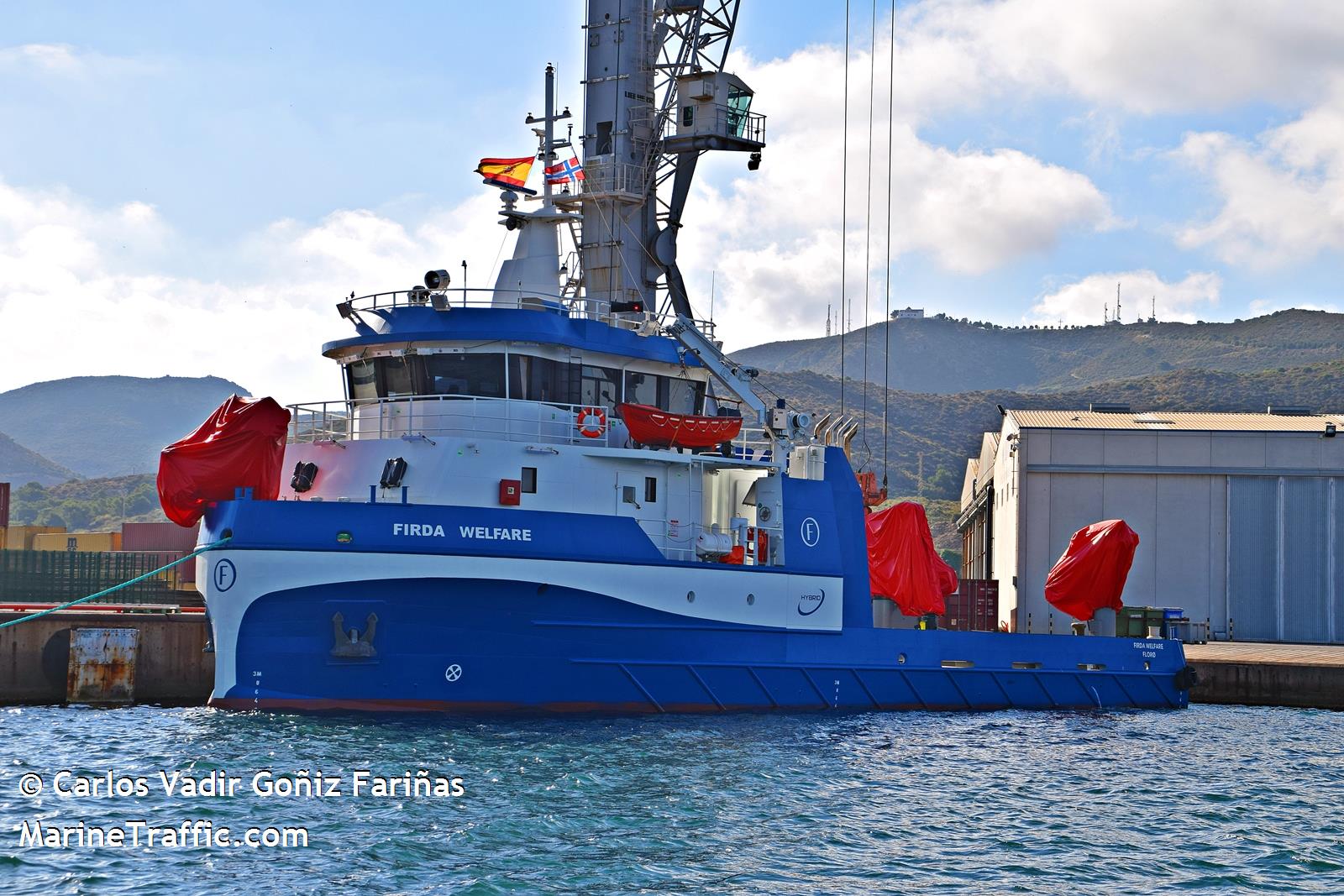 firda welfare (Fishing Support Vessel) - IMO 9906829, MMSI 258008100, Call Sign LGIX under the flag of Norway