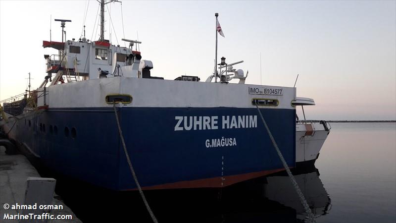 zuhre hanim (General Cargo Ship) - IMO 8104577, MMSI 271055016, Call Sign TCA9016 under the flag of Turkey