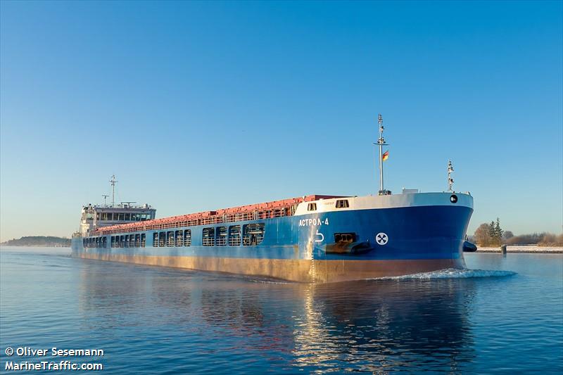 astrol 4 (General Cargo Ship) - IMO 9917517, MMSI 273210480, Call Sign UBXU7 under the flag of Russia